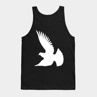 White Dove Silhouette Tank Top